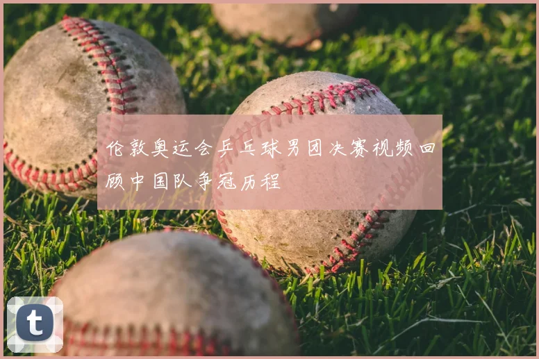 伦敦奥运会乒乓球男团决赛视频回顾中国队争冠历程